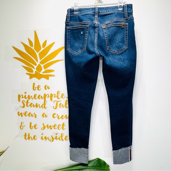 JOE’S JEANS “The Charlie” High Rise Cropped Cuff Denim Jean Size 26 - Picture 8 of 13